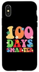 iPhone X/XS Groovy Happy 100 Days Of School Art for Men Women Kids Case