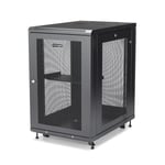 StarTech 18U Server Rack Cabinet  4-Post Adjustable Depth (2" to 30") Network Equipment Rack Enclosure w/Casters/Cable Management/Shelf/Locking Dell