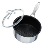 Circulon C Series Non-Stick Tri-Ply Stainless Steel Saucepan, 20cm