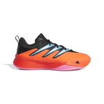 adidas Lillard Dame Certified 2 Low Trainers Basketball Shoes, Solar red/core Black/Cloud White, 10 UK