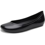 Crocs Brooklyn Flat Ballerines Femme, Noir, 41/42 EU