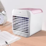 Mini refroidisseur d'air portable avec ventilateur à brouillard froid rechargeable à 3 vitesses pour bureau de chambre