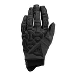 Dainese - HGR Gloves Ext, MTB Gloves with Protective Anti-abrasion Pattern, Touch Screen Compatibility, Unisex, Black/Black, XXS