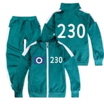 Squid Game Säsong 2 - Jacka och Byxor Outfit för Barn Överlevnadsspel Present #230 #230 #230 140cm