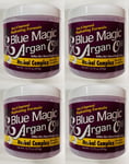 4 x BLUE MAGIC ARGAN OIL HERBAL COMPLEX LEAVE IN CONDITIONER 390g/13.75oz