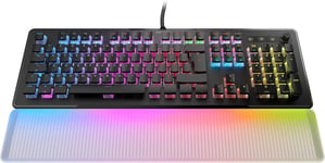 VULCAN II MAX CLAVIER DE JEU OPTIQUE ET MÉCANIQUE POUR PC, TOUCHES RÉTRO-ÉCLAIRÉES RGB PERSONNALISABLES REPOSE-POIGNETS, INTERRUPTEURS TITAN II, PLAQUE EN ALUMINIUM, NOIR[CLA170186]