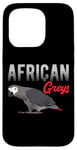 Coque pour iPhone 15 Pro Gris africain - Amoureux des oiseaux - Perroquet gris africain exotique