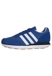 adidas Men's Run 60s 3.0 Leather Shoes, Royal Blue/Cloud White/Core Black, 12 UK