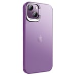 X-Level iPhone 15 Skal Camera Frame Kickstand Lila