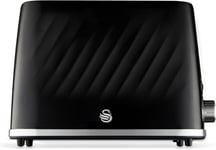 Swan Windsor 2 Slice Toaster ST14071BLK (Black)