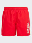 adidas Kids Boys Training Essentials Linear Vma Shorts - Red, Red, Size 7-8 Years