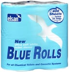 Elsan ROL04 Toilet Rolls - Blue, Size 4 x 400