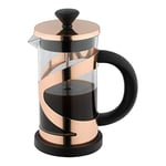 Café Olé Classico Cafetière Finition cuivre 800 ml Cafetière à piston française 6 tasses Poignée résistante à la chaleur Acier inoxydable CM-08CU