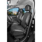 Premium Housse de siège pour Mercedes-Benz Sprinter 02/2018- auj., 2 housses de siège avant simples + 1 housse d'accoudoir