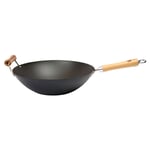 Dexam School of Wok Pre-Seasoned Wok wokpanna 36 cm