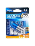 Deli Office Alkaline batteries Deli AA LR6 4+2 pcs