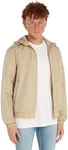 Calvin Klein Jeans Blouson Homme Padded Hooded Mi-Saison, Beige (Pale Khaki), XS