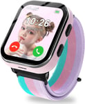 Montre Connectée Enfant Gps 4g Pour Garçon Fille Montre Intelligente Avec Appels Vidéo, Sos, Mode Classe, Cadeau Smartwatch Téléphone Pour Garçons Et Filles De 6 À 17 Ans