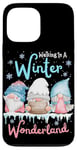 iPhone 13 Pro Max Walking In A Winter Wonderland Three Gnome Funny Christmas Case