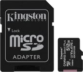 Kingston Canvas Select Plus Carte Micro Sd Sdcs2/512Gb Class 10 + Adaptateur Inclus