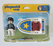 PLAYMOBIL 1.2.3 Policier et bateau réf 6720 dès 18 mois