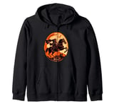 Headless Horseman of Sleepy Hollow Lit Jack O Lantern Zip Hoodie