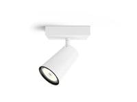 Philips Myliving Paisley Tak-/Väggspotlight, Utanpåliggande Spotlight, Gu10, 1 Lampor, Led, 220-240 V, Vit