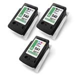 3x Eco Ink 2+1 for Canon Pixma MG-2150 MX-454 MG-2255 MX-435 MX-370