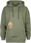 Guardians Of The Galaxy Groot Hooded sweater mottled dark green