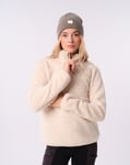 LEVITY Versatile 1/2 Zip Pile Sweater Off White - L