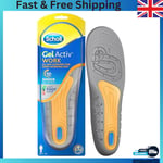 Scholl Insoles Gel Active Work For Men Anti Foot Fatigue Inner Soles UK 7 To 12