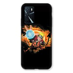 Cokitec Coque pour Oppo A16 / A16S Manga Naruto Noir