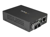 Startech.Com Gigabit Ethernet Till Sc Fibermediaomvandlare - 1000Base-Sx - Enkelläge - 10 Km - Fibermediekonverterare - 1Gbe - Över Fiberoptik - 1000Base-Lx, 100Base-Tx, 1000Base-T - Rj-45 / Sc Enkelläge - Upp Till 10 Km - 1310 Nm