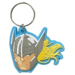 South Coast Jewellery Thor Avengers Superhero Marvel Keyring Keychain 2D Rubber Bag Pencil Case Charm Pendent Zip Accessory