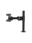 Ergonomic Solutions SpacePole Arc - mounting kit - for point of sale terminal - black 100 x 100 mm