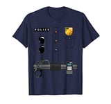 Kids Police Officer Birthday Gift Boys Halloween Costume T-Shirt