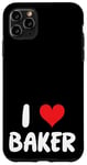 iPhone 11 Pro Max I Love Baker - Heart Case