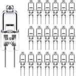 G4 halogenlampor 10W 12V - Varmvitt - 20-pack 10W 20st 20 pcs