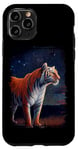 iPhone 11 Pro Majestic Tiger Under The Night Sky Case