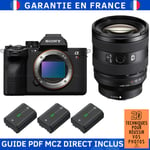 Sony A7R V + FE 20-70mm f/4 G + 3 Sony NP-FZ100 + Guide PDF MCZ DIRECT '20 TECHNIQUES POUR RÉUSSIR VOS PHOTOS