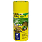 JBL PRONOVO PLECO WAFER, Comprimés Alimentaires avec part de Bois pour Locaridés Herbivores de 15-40 cm, Aliment pour Poissons, taille XL, 250 ml