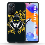 Coque pour Xiaomi Redmi Note 11 Pro / 11 Pro 5G Manga Assassination Classroom Kuro Noir