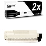 2x Eurotone Toner Black for OKI C-5600-N C-5600-DN C-5700-N