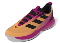 adidas Mixte Front Court Shoes Chaussures de Basket-Ball, Hazy Orange Core Black Shock Pink, 37 1/3 EU