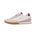 Le Coq Sportif Femme Veloce I W Basket, Bone White/Mauve Chalk, 36 EU