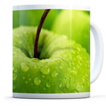 Juicy Green Apple - Drinks Mug Cup Kitchen Birthday Office Fun Gift #14626