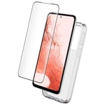 Pack Samsung G S23+ 5G Coque Transparente + Verre trempé Bigben - Neuf