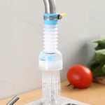 Bec de robinet pivotant, économiseur d'eau de robinet, robinet de douche de cuisine pliable avec rallonge de robinet à crédence enc