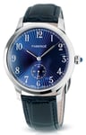 Faberge Agathon Small Seconds White Gold and Blue Dial