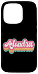 Coque pour iPhone 14 Pro Alondra Prénom Fille Vintage Années 70 80 Personnalisé